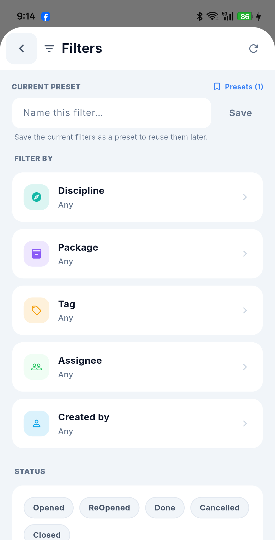 Advanced filter sheet