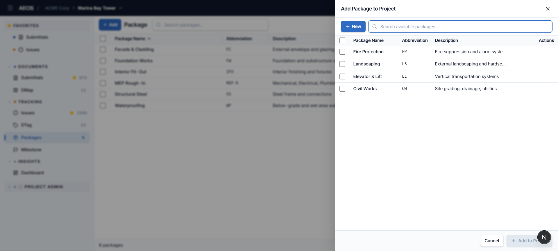 Add Package to Project